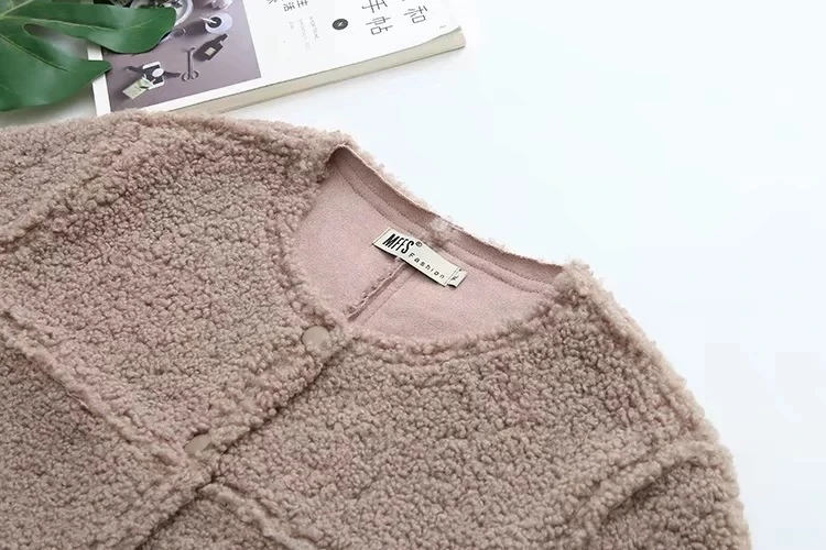 Женская новая плюшевая куртка размера плюс 4XL на осень и зиму, пальто из искусственного меха, повседневное Свободное пальто с карманами, пальто с мишкой Тедди неровной длины