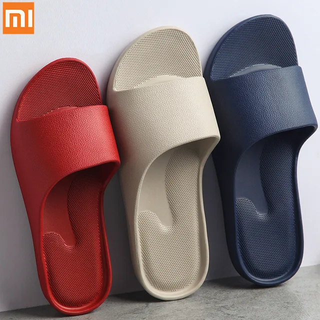 XiaoMi Mijia fashion sandals men and women non-slip wear-resistant EVA thick bottom comfortable home slippers bathroom bath 1