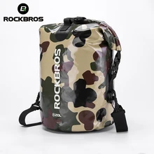 ROCKBROS сумка для хранения, водонепроницаемая, портативная, для женщин, мужчин, Спортивная, для улицы, складной рюкзак, сумки для кемпинга, пешего туризма, на плечо, Bgas