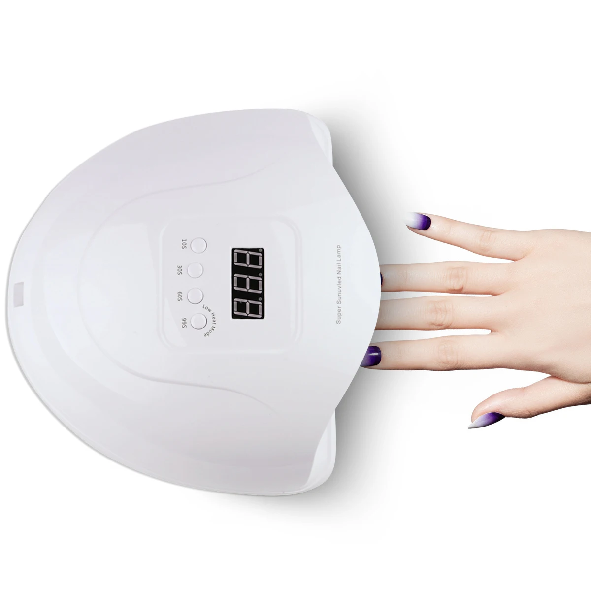 

Nail Dryer 150W Nail Dryers Light Smart Sensor Nail Polish Curing Tool Manicure Machine With 4 Timer Setting Digital Display