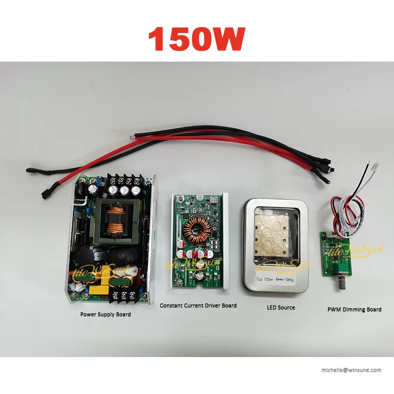 pwm dimming board for led 150w diy project light