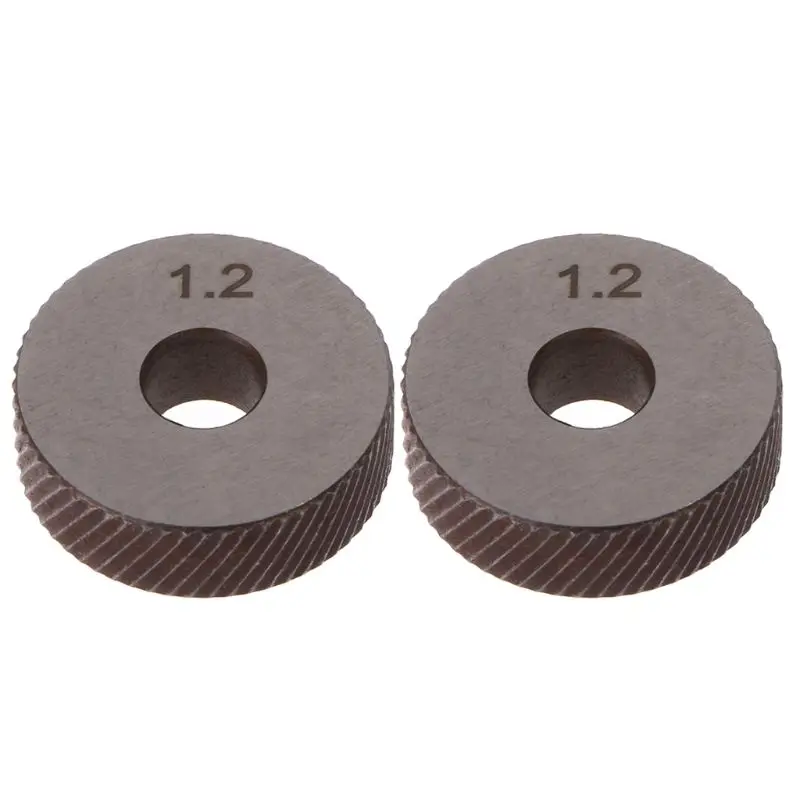 2pcs Steel Dual Wheel Diagonal Linear Knurl Wheels Knurling Knurler Tool 1.0/1.2/1.8/3.0mm Pitch Linear Pitch Knurl Set