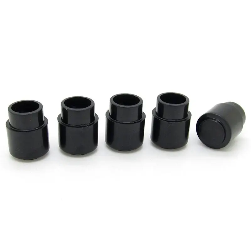 Guitar Toggle Switch Cap Tip Push On Top Hat Round Black Parts Pack Of 5 | Спорт и развлечения
