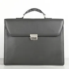 Высший сорт деловой мужской портфель из натуральной кожи OEM Lock steppers мужская сумка Do портфель обработка настраиваемый