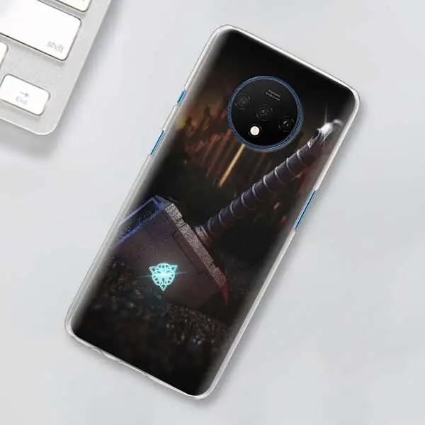 H08 Marvel Дэдпул Железный человек Мстители телефонные чехлы для Oneplus 7 7T Pro 7 Pro 5G 6 6T жесткий чехол - Цвет: H08