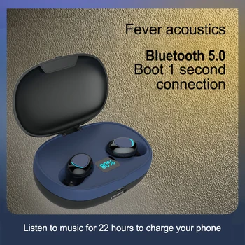 

T3S Bluetooth5.0 Earphones TWS Wireless Headset for iphone Huawei Hifi Sound Twins Earbuds Stereo Headphones With Charger Case F