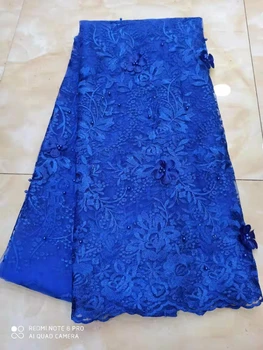 

African Beaded Net Lace Embroiderd 2019 High Quality French Lace Fabric Nigerian Lace Fabric For Wedding Dress
