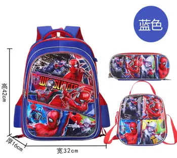 

Disney Spiderman Waterproof children school bags girls Schoolbag Primary cartoon school backpack kids Orthopedic backpack