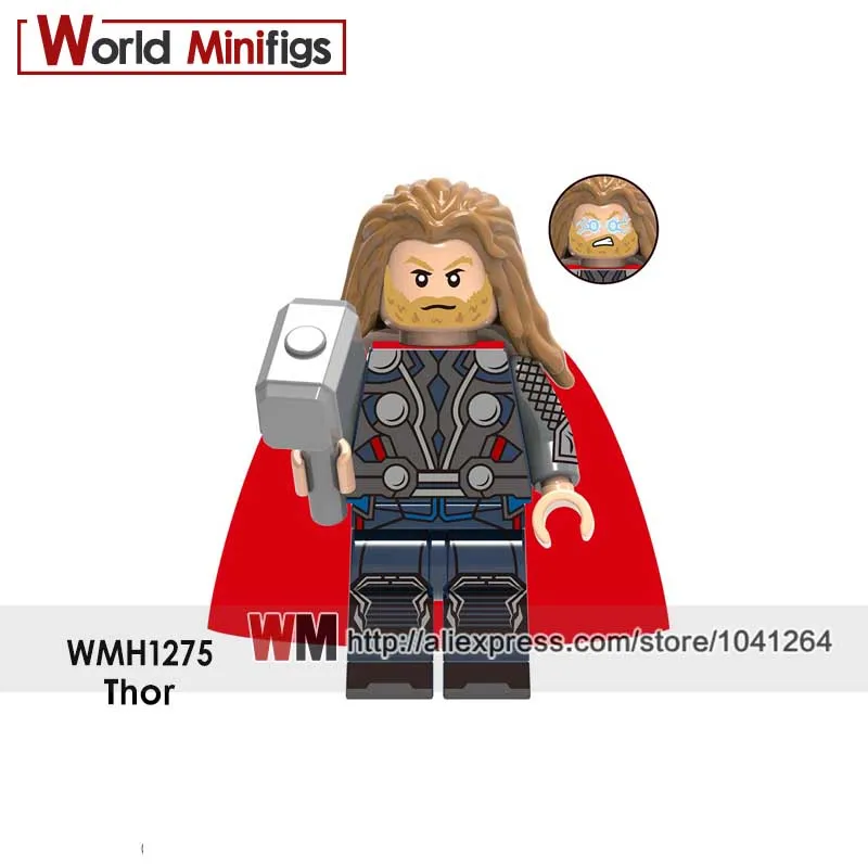 20 шт. Железный человек Chitauri Loki черная Widow Тор соколиный глаз, Капитан Америка танос перец строительные блоки игрушка для детей - Цвет: Серый