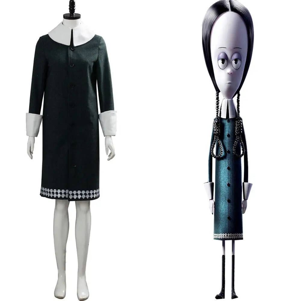 

The Addams Family Wednesday Addams Cosplay Costume Coat Jacket