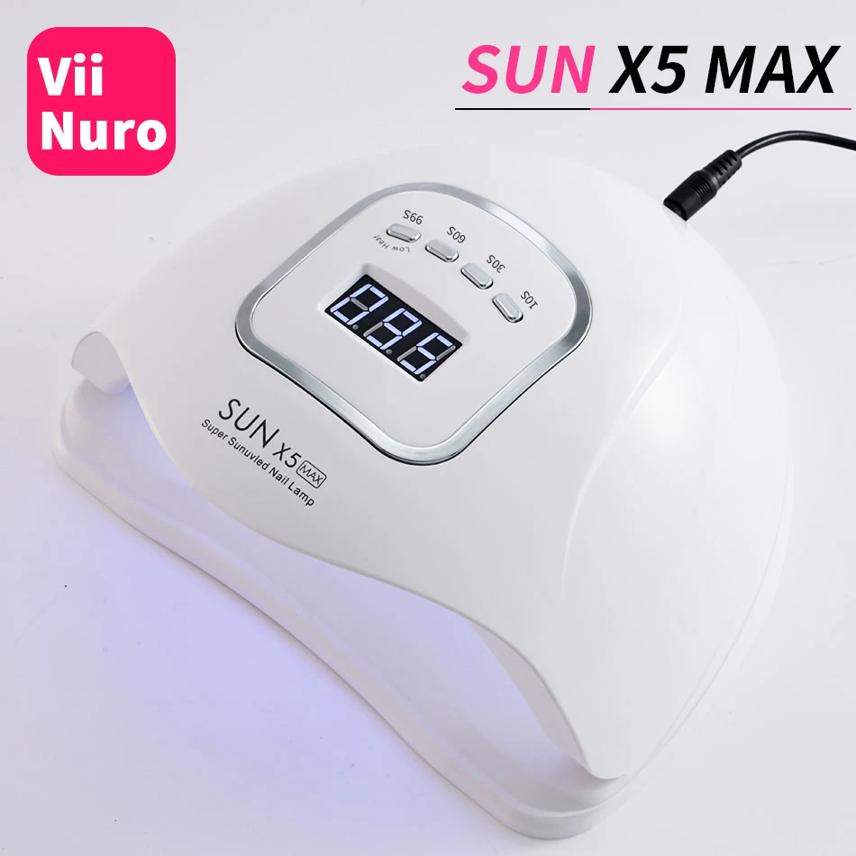 ViiNuro Sun X5 MAX гель лампа для ногтей 80 Вт сушилка всех лаков УФ светодиодный ледяной