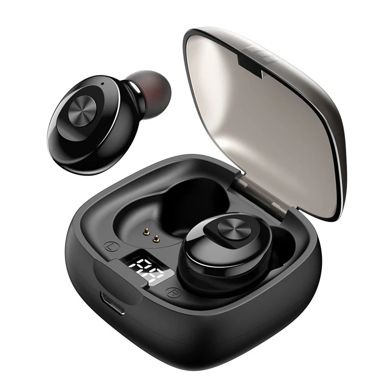 TWS Bluetooth 5 0 Wireless Headphones Mini Smart In Ear Headset with Mic Pick Up Automatic Pairing Earbuds