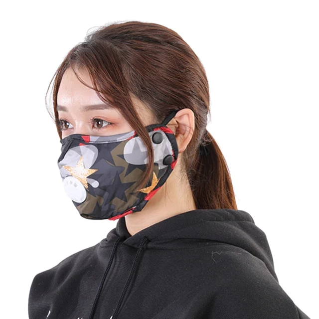 US $5.46  PM2.5 Disposable Breathable Mouth Mask Antivirus Anti Pollution Mask With Breath Valve Mouth Cover 