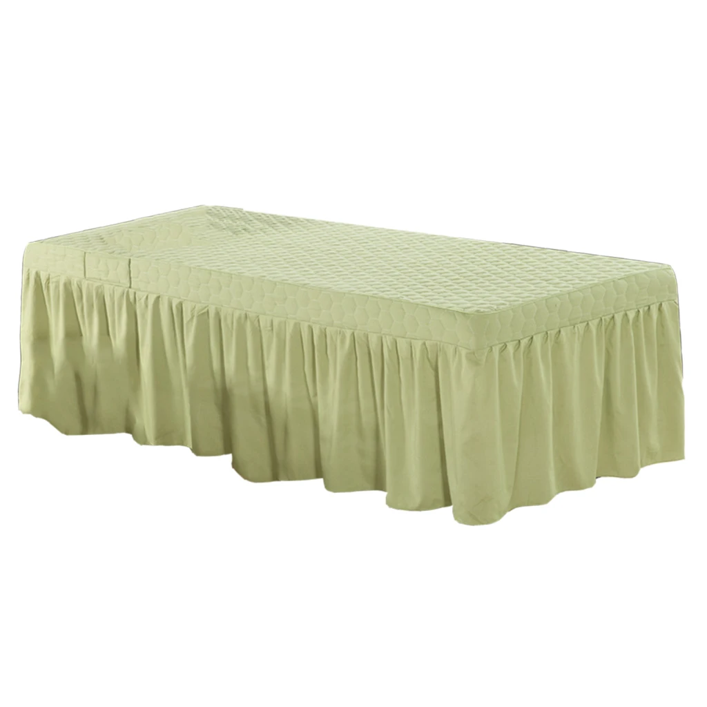 190x70cm Microfiber Cosmetic Mattress Valance Sheet Massage Table Skirt European Style for Cosmetic Beauty Salon Hotel Hospital