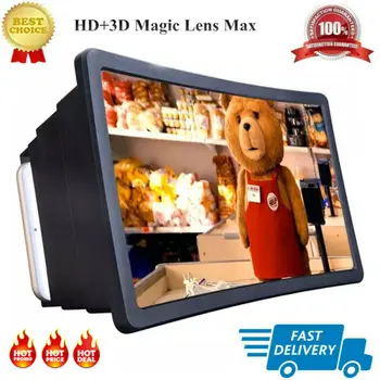 

2020 Newest Hot 3D Retractable Amplifier Cellphone Mobile Phone Screen HD Magnifier Stand Holder
