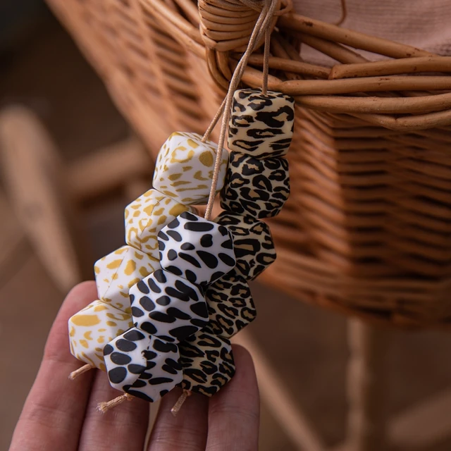 17mm 10pc Silicone Beads DIY Baby Teething Necklace Making Accessories BPA Free Soft Beads Baby Teether New Color 4