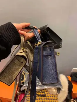 

free shipping the new style Second generation genuine cow leather women handbag one shoulder bag cossbody bag mini cute bag