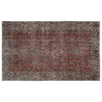 

Handmade Natural Vintage Turkish Area Rug 158x258 Cm-5'2''X8'6''