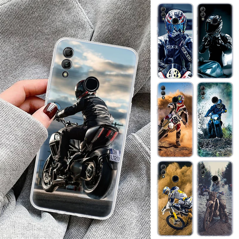 Чехол для телефона Moto Cross Huawei P Smart Z Y5 Y6 Y7 2019 Y9S Honor 10 Lite 9 8A Pro 8S 8X 9X 7A 7X 20S 1020i C |