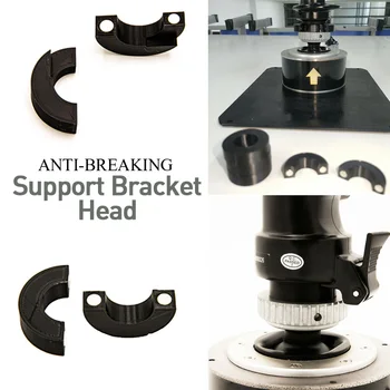 

Anti-breaking Support Bracket Head For Thrustmaster Hotas Warthog A-10C / F/A-18C game Bracket Parts Black