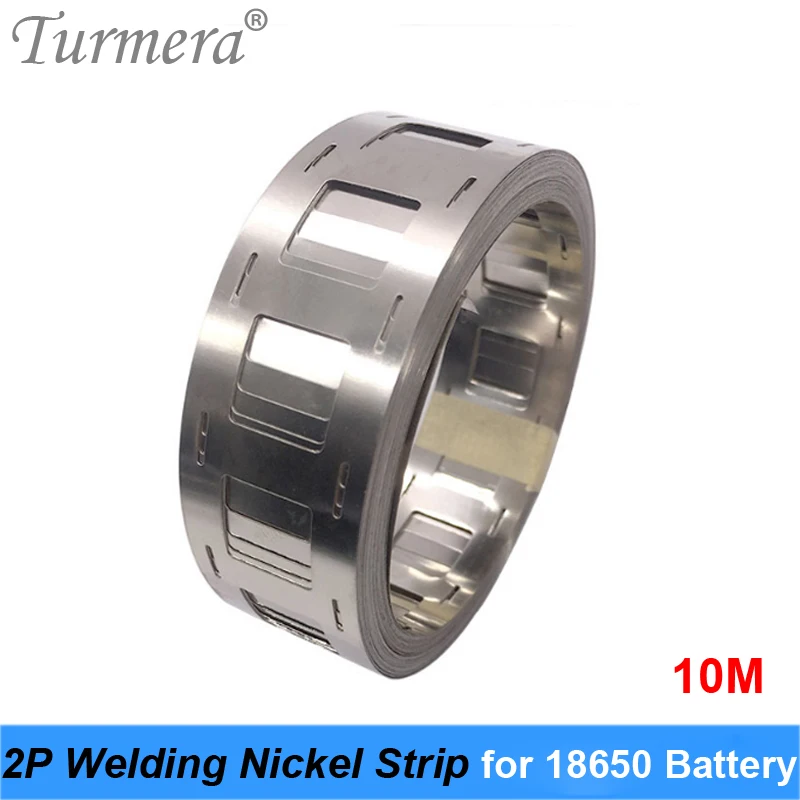 

1 Roll 10m 2P 18650 Li-ion Battery Nickel Sheet Plate Nickel Plated Steel Belt Strip Connector spot welding machine Battery AU09