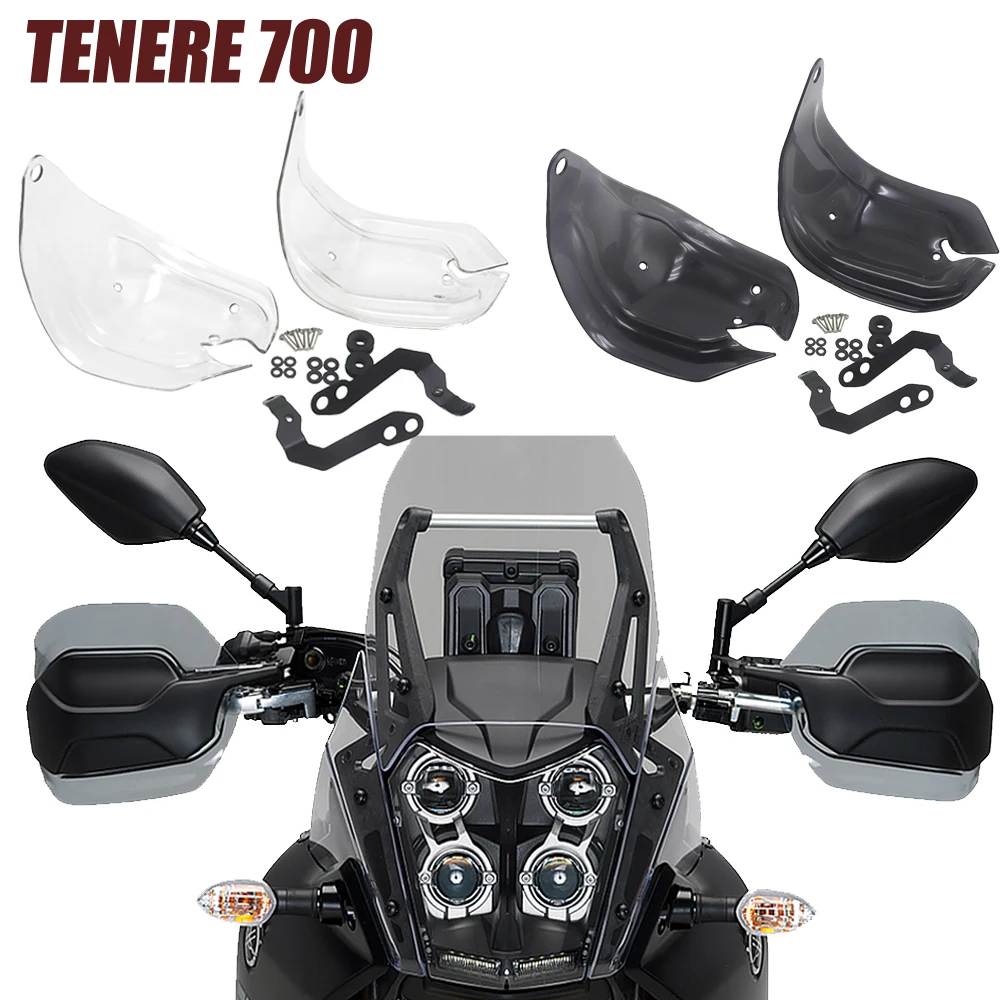 

2019 2020 NEW Motorcycle Tenere700 Handguard Extensions Hand shield Protector Windshield For YAMAHA TENERE 700