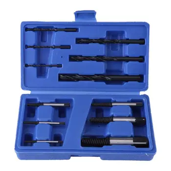 

12Pcs/Set Damaged Broken Screw Extractor Remover Tool Bolt Twist Drill Bits Kit