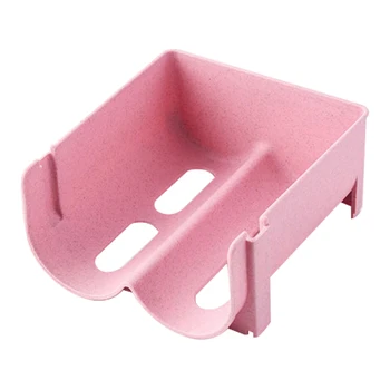

Plastic Fridge Home Organizer Space Saving Stackable Shelf Kitchen Countertop Beverages Storage Rack Beer Freestanding Thickened