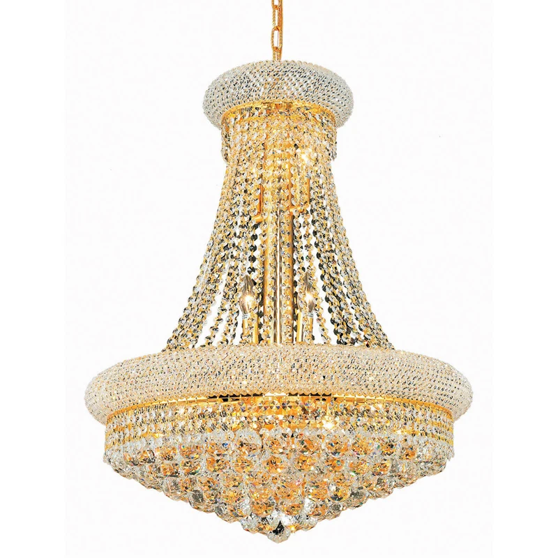 Phube Lighting French Empire Gold Crystal Chandelier Chrome Chandeliers Lighting Modern Chandeliers Light+Free shipping!
