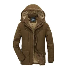 Зимняя куртка мужская длинная секция плюс бархатная Толстая с капюшоном мужская зимняя куртка мужская Мужская s парка куртка Casaco Masculino