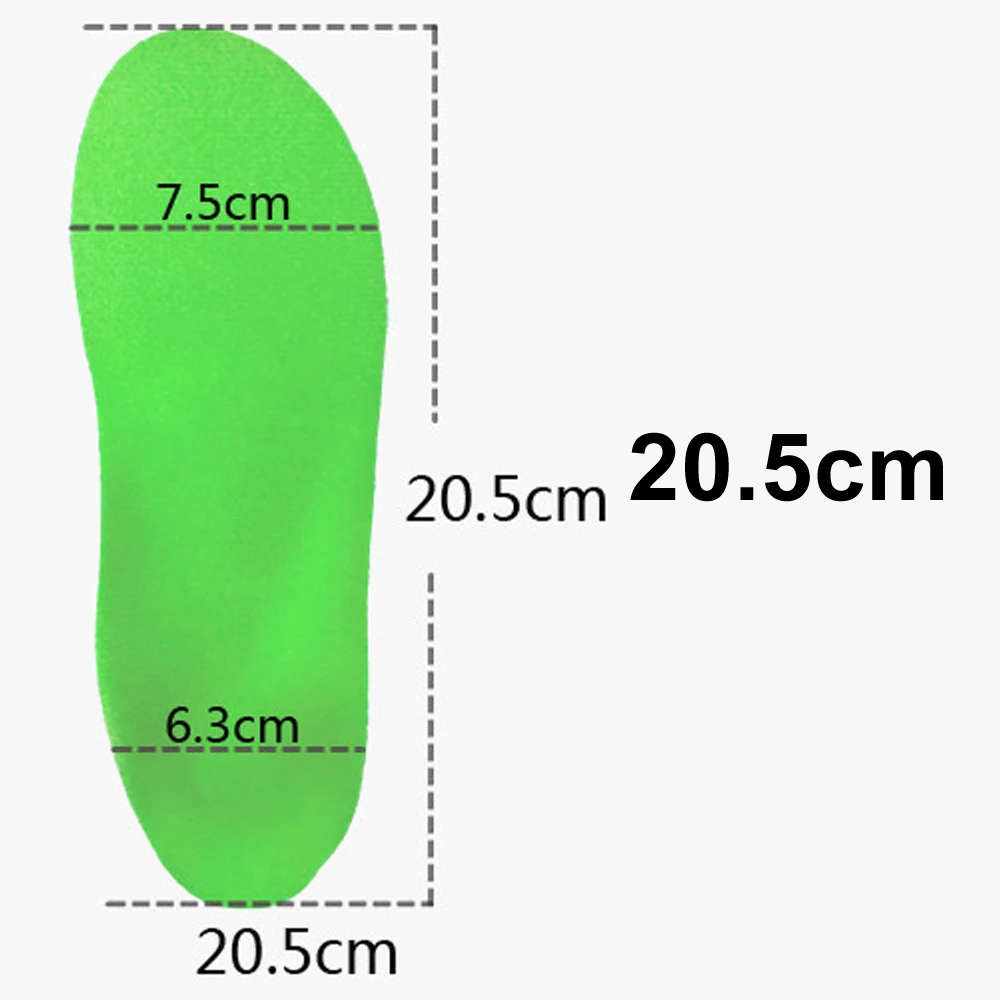 Новые детские ортопедические стельки для детей плоскостопие супинатор ортопедические подушки коррекция уход за здоровьем ног ортопедические стельки - Цвет: Length 20.5cm