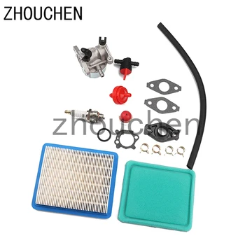 

799866 Carburetor + Tune Up Kit Air Filter Fuel Valve for Briggs and Stratton 790845 799871 796707 794304 491588S 491435S