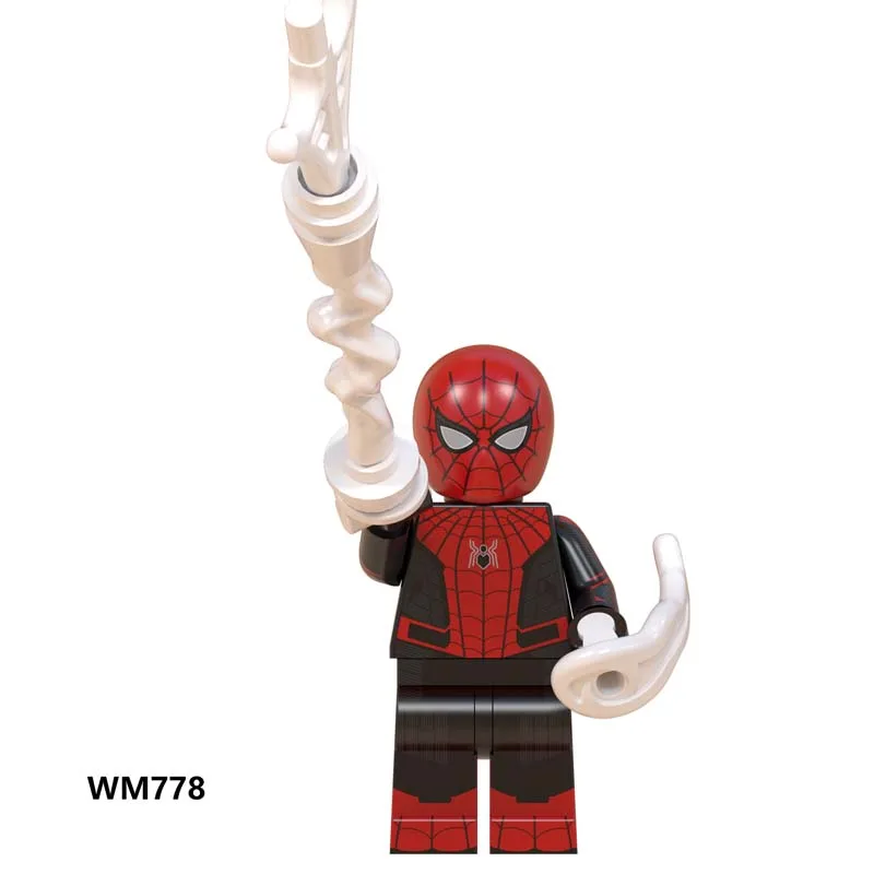 Один фильм Marvel Человек-паук Веном вдали от дома Mysterio Питер Паркер коллекция Человек-паук Строительные блоки детские игрушки - Цвет: WM778