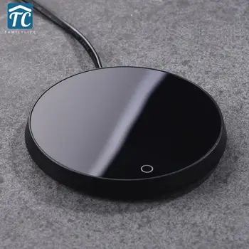 

16W 220V Portable Heating Insulation Base Mini Smart Touch Glass Teapot Heater Coffee Milk Warmer Holder Water Cup Thermostat