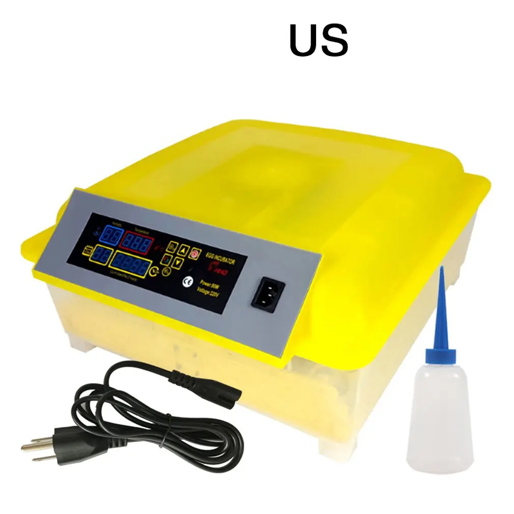 

Incubator with Power Supply EW-56 Automatic Hatcher Chicken Duck Goose Bird Hatcher Animal Husbandry 56Eggs