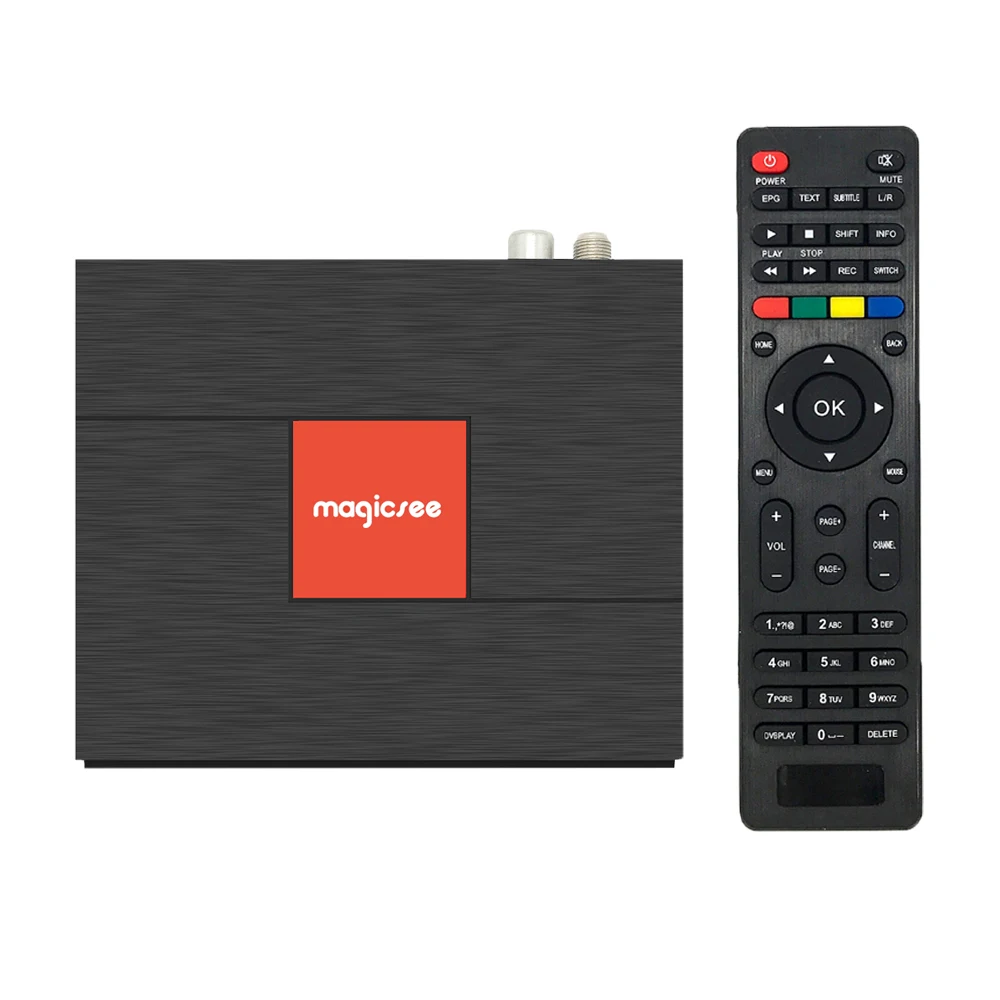 

Magicsee C400 Plus Hybrid S2 + T2 + C TV Box Amlogic S912 Android 7.1.2 DDR4 3GB 32GB 2.4G+5G WiFi BT4.1 PVR Set Top Box