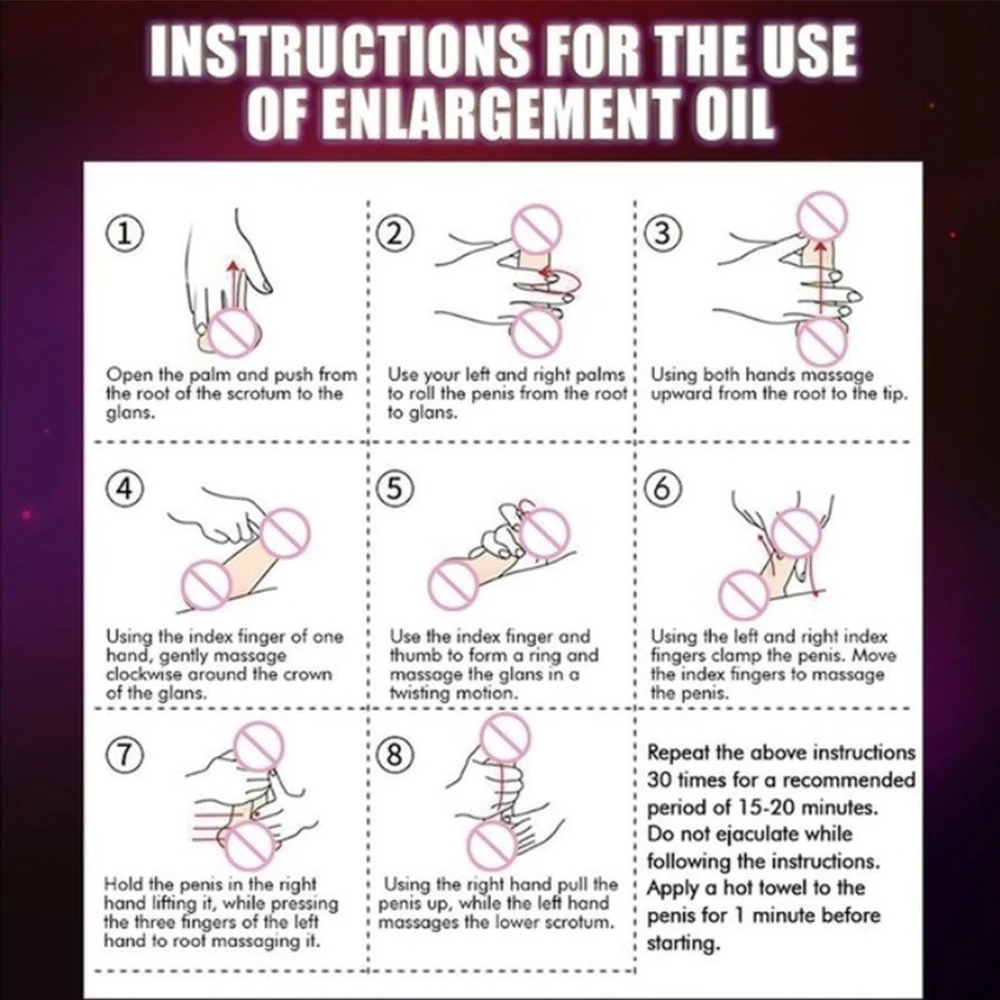 Penis Enlargement Oil Orgasm Gel Libido Enhancer Vagina Stimulant Intense Big Dick Lasting Erection