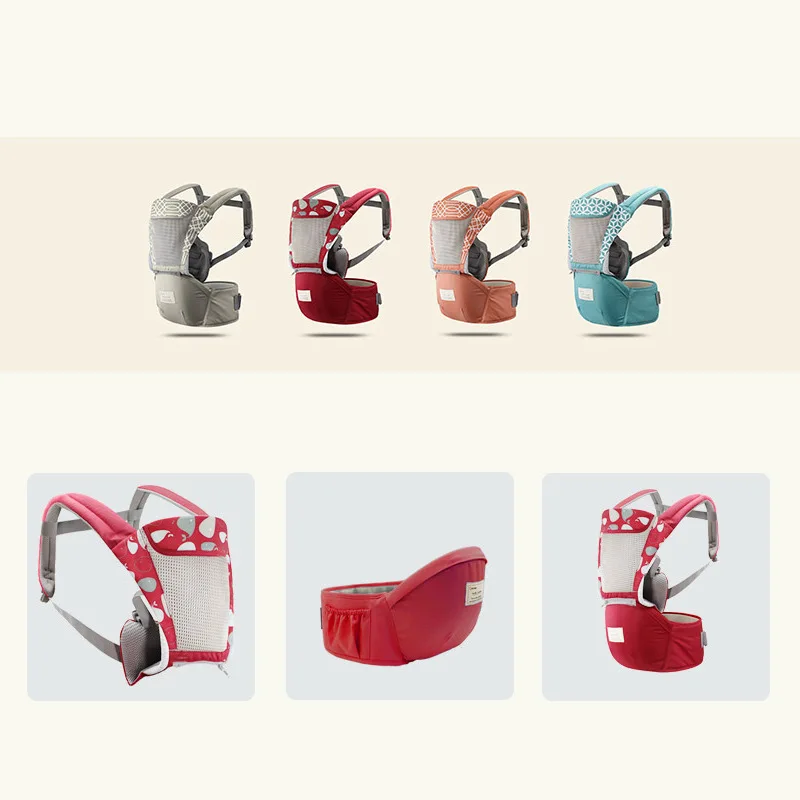 HereNice Newborn Infant Ergonomic Hipseat Rucksack Kids Kangaroo Carrier Baby Summer Hip Seat Wrap Sling Stuff HereNice Newborn Infant Ergonomic Hipseat Rucksack Kids Kangaroo Carrier Baby Summer Hip Seat Wrap Sling Stuff