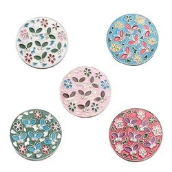 1pc Retro Mini Foldable Folding Table Handbag Hook Purse Tote Flower Shape Metal Bag Table Hanger Holder Decor for Office Home