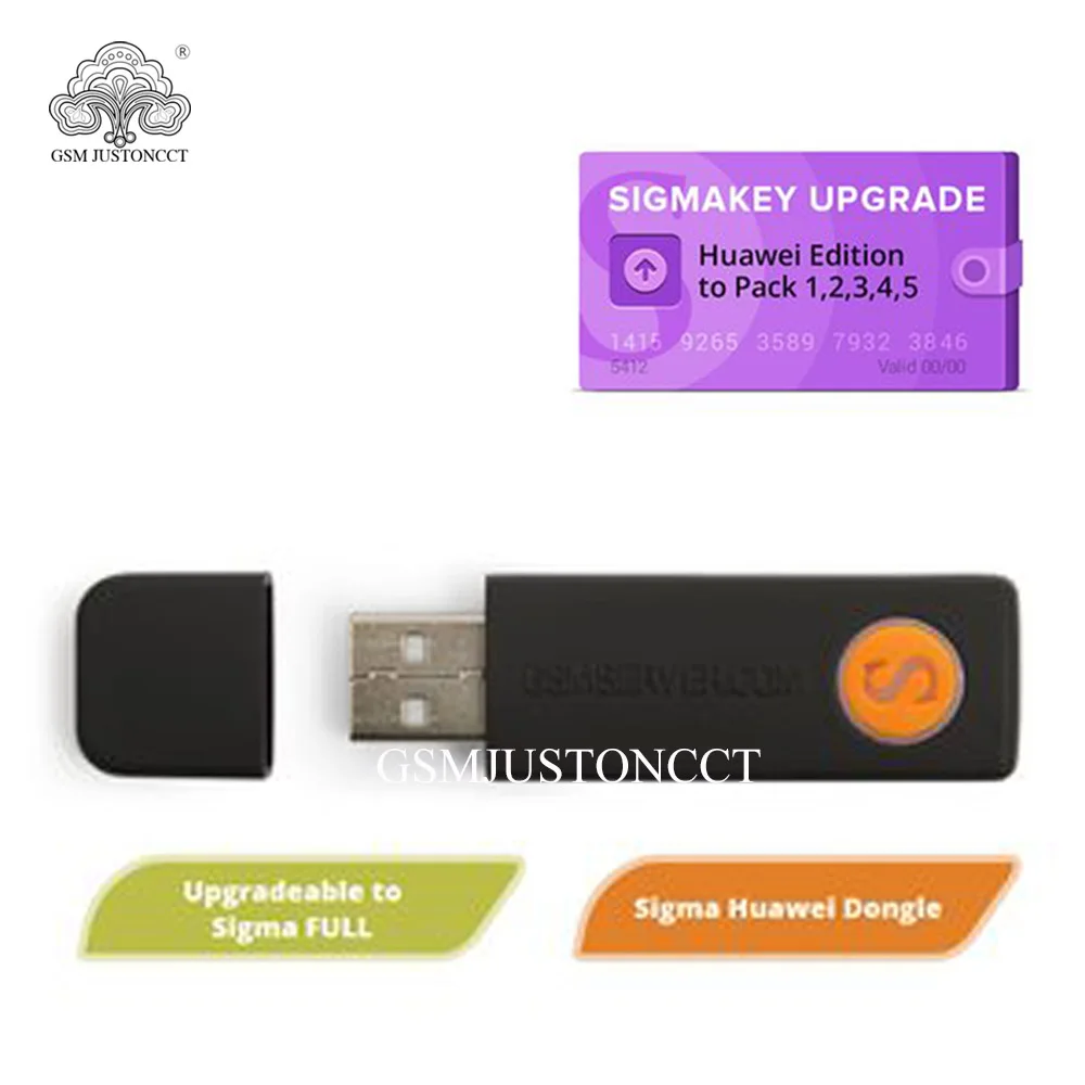 sigma hua dongle with pack1,2,3,4,5
