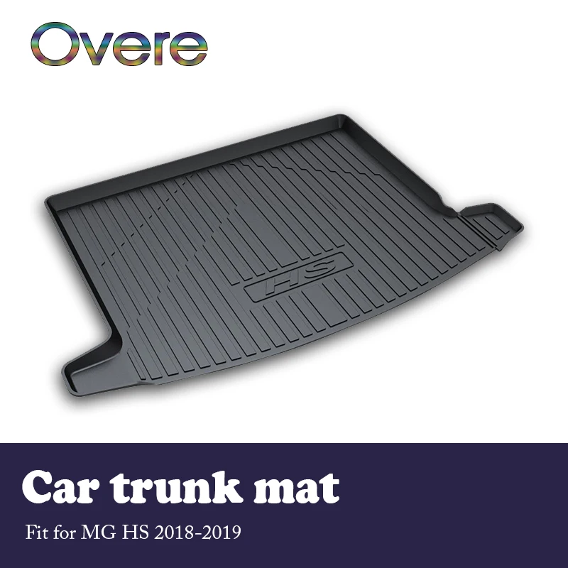 

Overe 1Set Car Cargo rear trunk mat For Morris Garages MG HS 2018 2019 Styling Waterproof carpet Anti-slip mat Car accessories