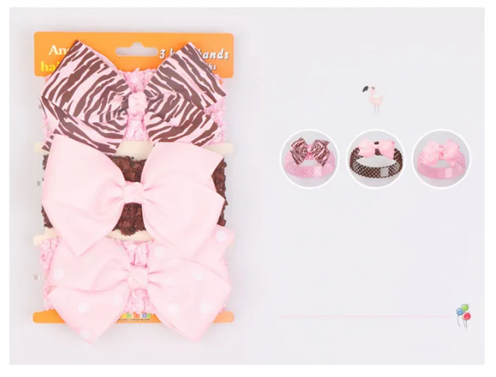 5  Party Souvenir Cotton Bow Hairbands Headwear For Children Elasticr Headwear Birthday Wedding Party Supplies Gifts For Guests