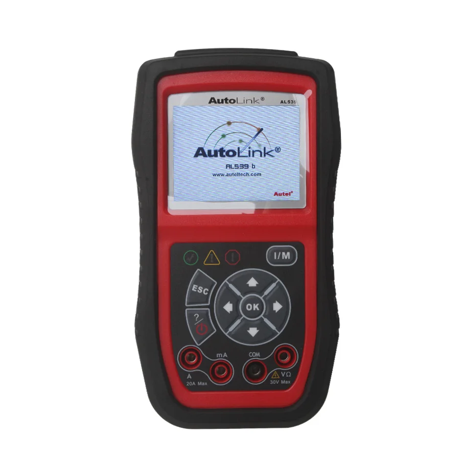 Autel Автоссылка AL539B читатель Кода OBDII электрические Тесты инструмент Авто OBD