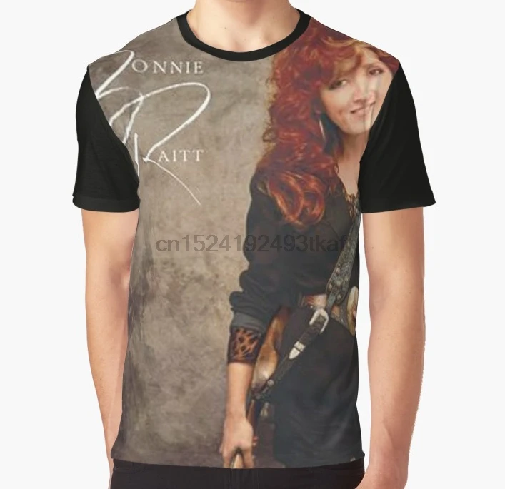 Футболка со всем принтом, Мужская забавная футболка, bonnie raitt aa3, графическая женская футболка