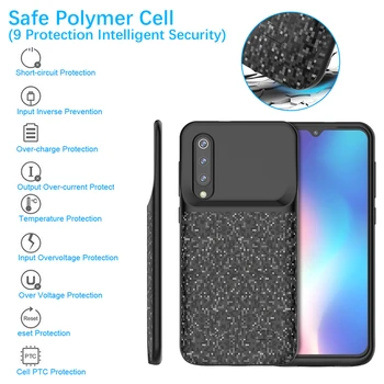 

For Xiaomi Mi 9 Mi 9 SE Battery Charger Case 4700mAh External Slim PowerBank Rechargeable Back Cover For Xiaomi Mi9 Battery Case