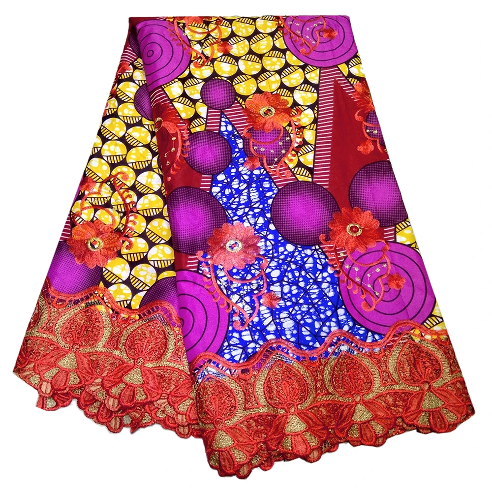 Новое поступление африканская ткань с вышивкой кружева для вечерние платья африканская ткань Анкара