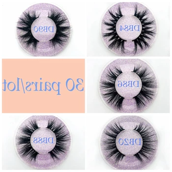 

Hot selling Wholesale 30 pairs Eyelashes 3D Mink Lashes Handmade Dramatic Lashes cruelty free custom lashes