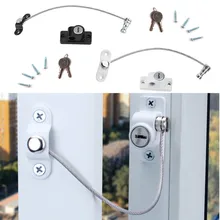 3 шт./компл. Детская безопасность детская защита замок окна замок из нержавеющей стали детская, безопасная, дверная фиксатор младенческой безопасности ограничитель окна