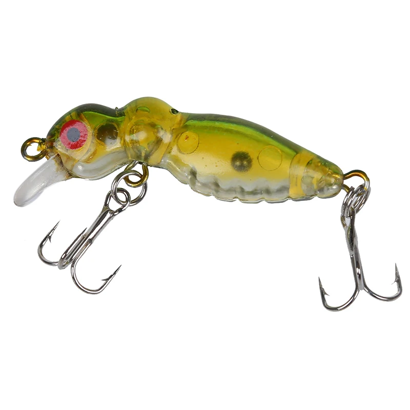 30 Pcs Metal Fishing Lure Minnow Poper Pike Salmon Baits Bass Trout Fish Hooks