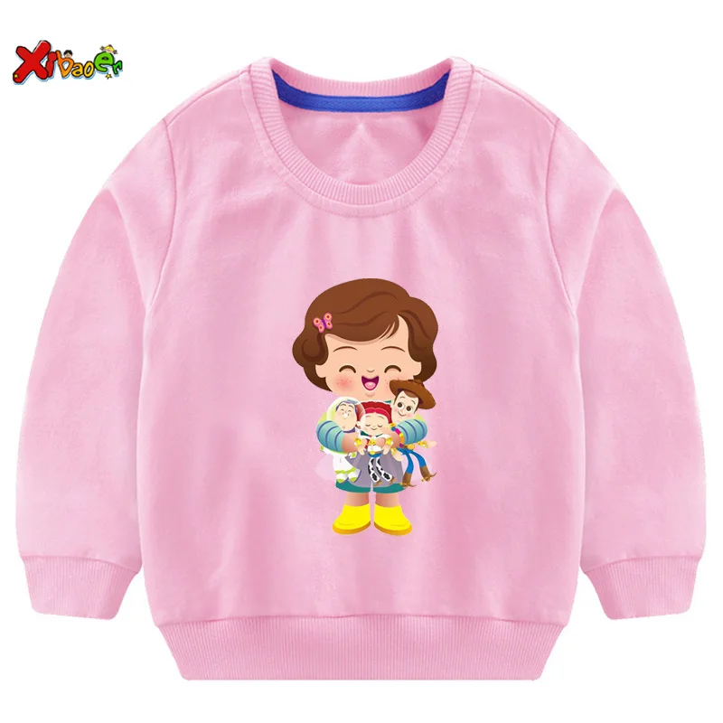 

kids sweatshirts girls hoodies toddler baby girls Cartoon Movie Casual Sleeve t shirt white sweatshirt for boy baby girl outfit